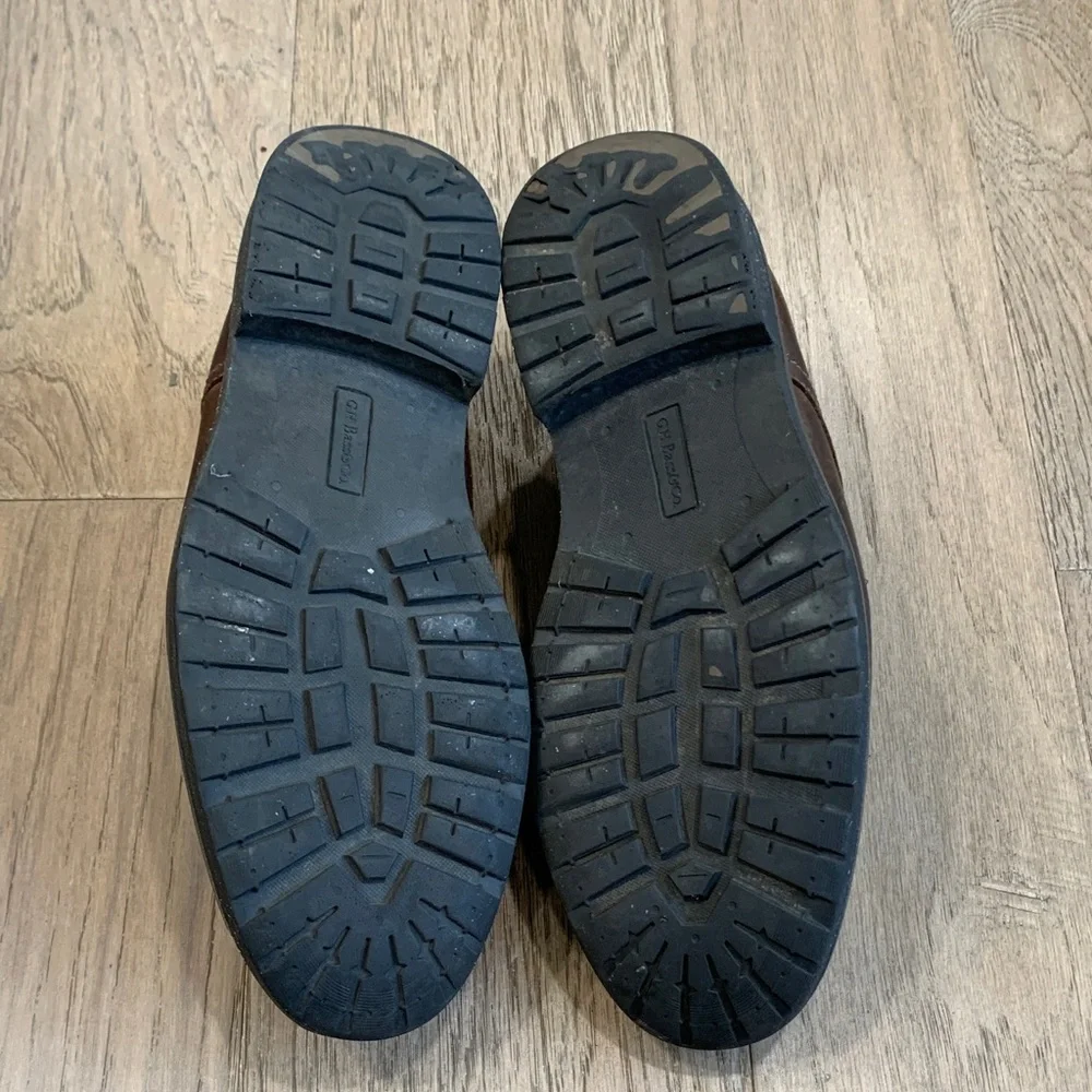 G.H. Bass & Co. Brown Leather Derby Shoes Size 9 - Picture 7 of 8